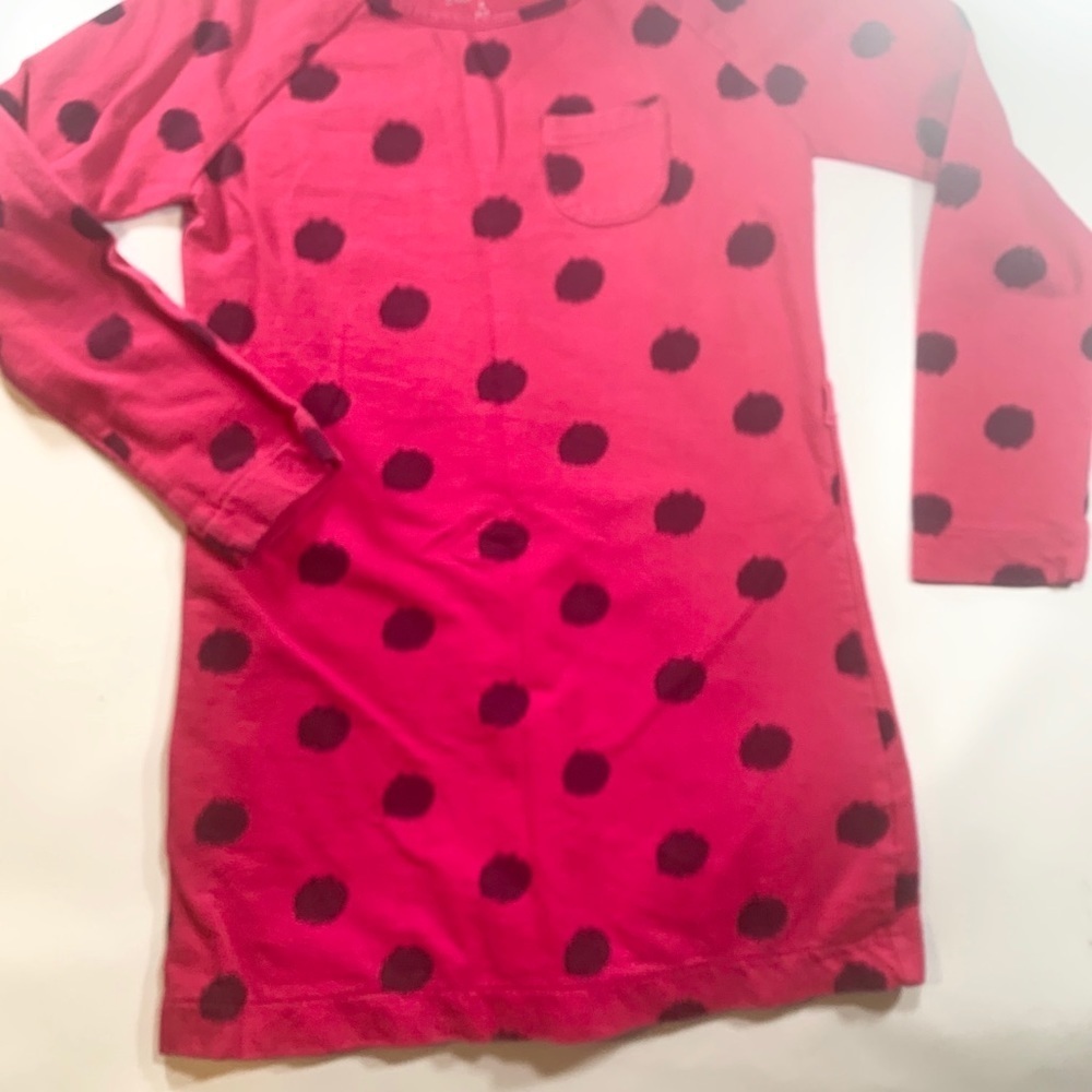 Arizona Jeans Three Quarter Sleeve Top Polka Dots - Picture 3 of 8